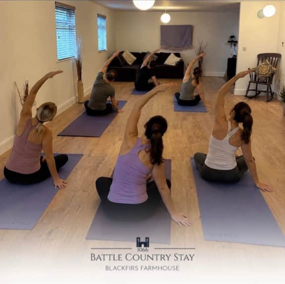 Yoga retreats at Blackfirs Farmhouse - battle country stay
